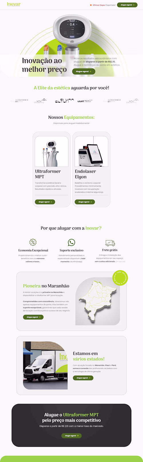 Inovar: Website Design & Framer Development