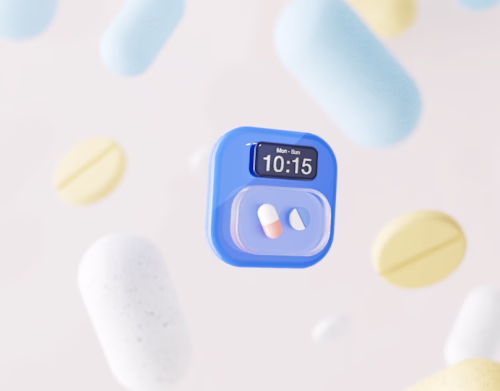 Medication reminder app. A video on Behance