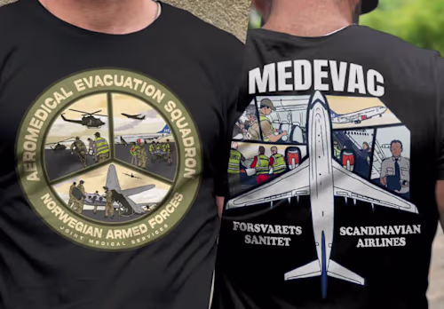 Custom Aeromedical Graphic Illustration -