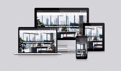 A custom-built full-stack portfolio website
