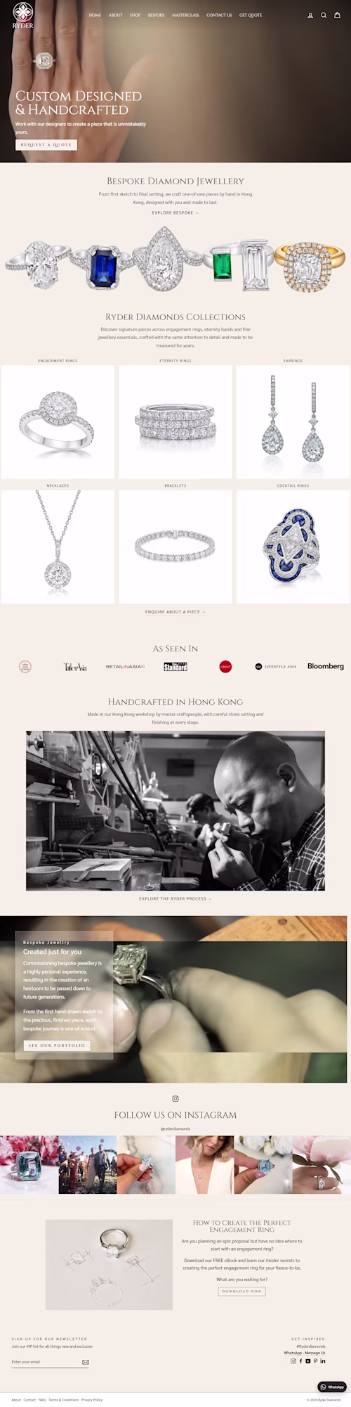 Ryder Diamonds | Luxury Jewellery