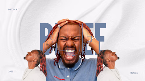 Bluee — Artist EPK + Media Kit Design