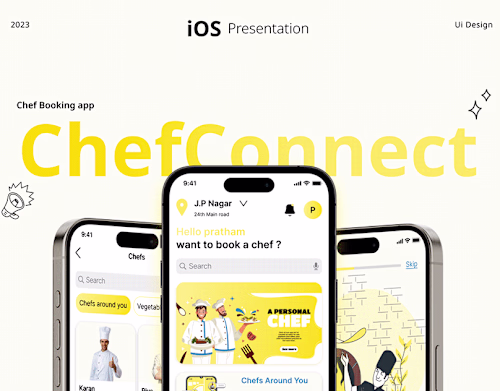 IOS Presentation - Chef Booking App on Behance