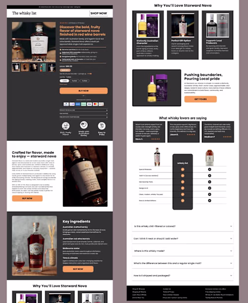 I designed this ecommerce product