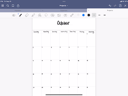 Monthly Schedule 