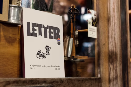 Brand Identity: Letter Cafe