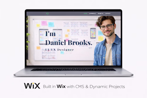 🚀 New Work — UI/UX Designer Portfolio Website (Wix) I recen...