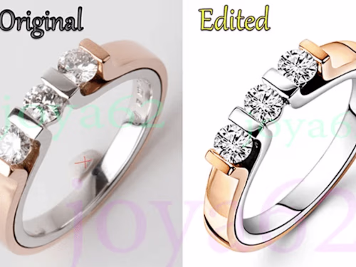 I will high end jewelry photo retouching product image editing 3