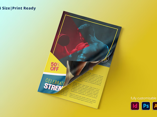 8-Page Fitness & Gym Brochure