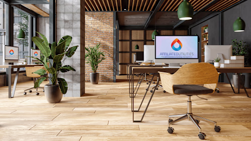 Create a company 'virtual office' background for Teams and Zoom