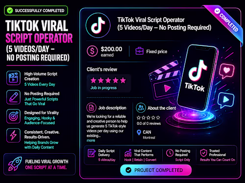 TikTok Viral Script Writer