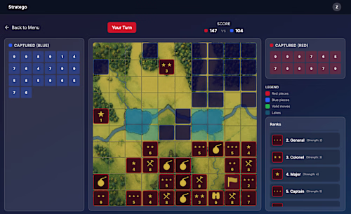 Build this online multiplayer game of Stratego with my kids ...