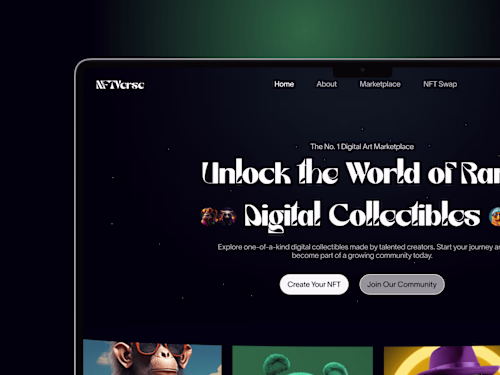 NFTVerse:A Web3 Landing Page