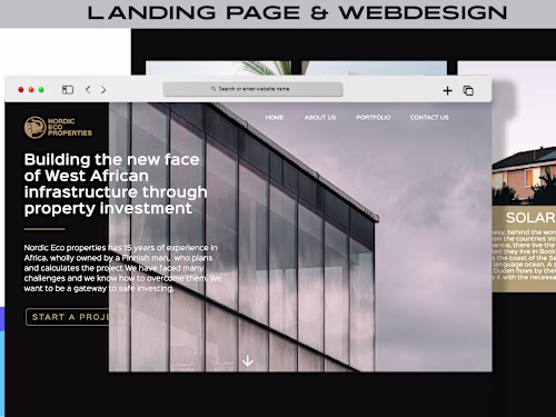 Nordic Eco Properties: A Web Design Showcase