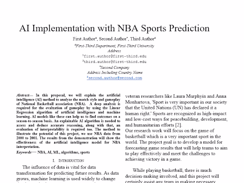 NBA Sports Predictions
