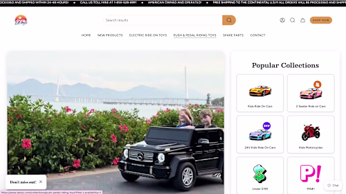 LaToyz — Shopify ecommerce store