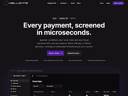 Hellgate.io Framer Design and Development