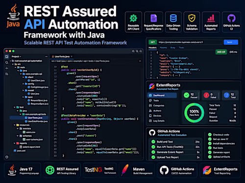 REST Assured API Automation Framework Development