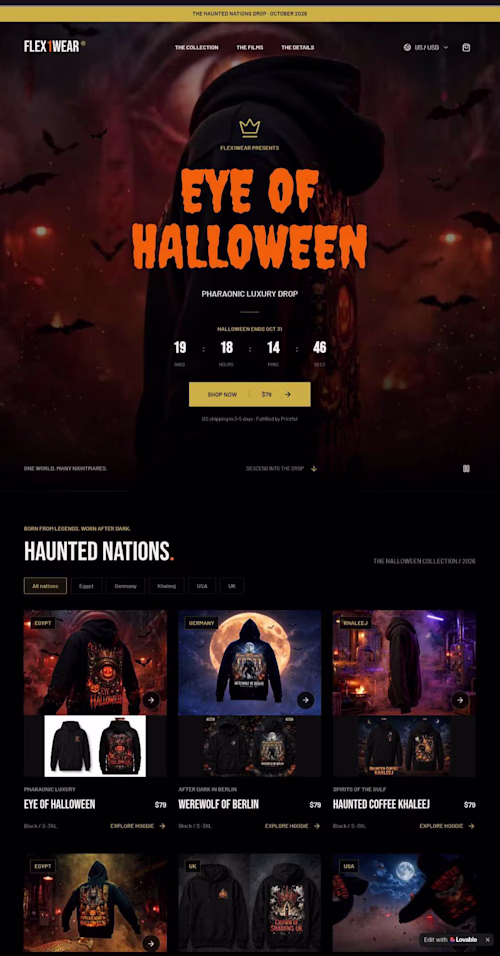 HAUNTED NATIONS DROP - Live