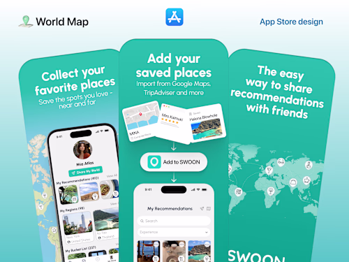 Swoon World - Travel & Places Recommendation App App Store S...