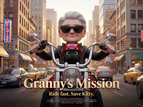 Granny's Mission - AI Short Film