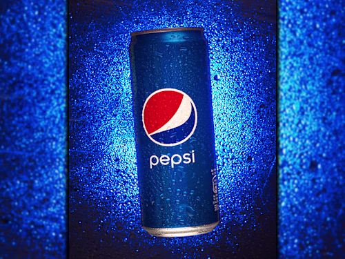 Pepsi can product photography
