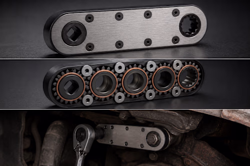 Design of a tight-space industrial