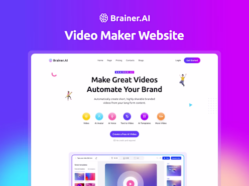 Various AI Website Design 