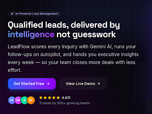 LeadFlow — AI Lead Management
