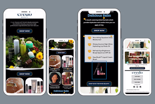 Klaviyo Email Campaign for Beauty Brand