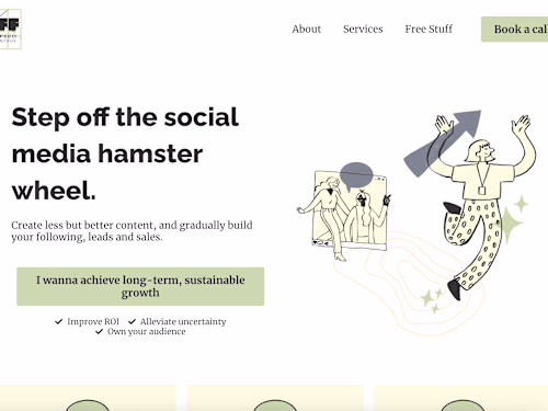 My own landing page