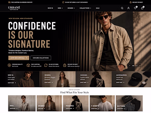 Designed and developed a stylish,