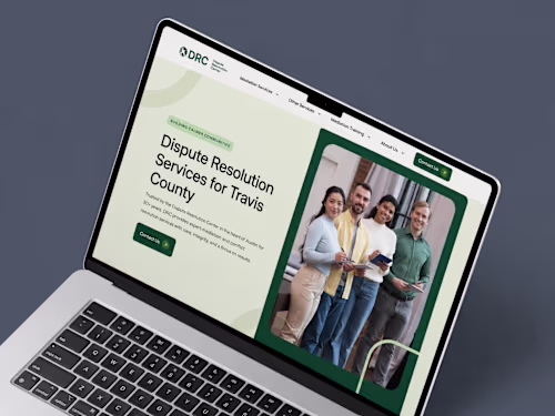 DRC of Austin - Landing Page Design & Framer Development