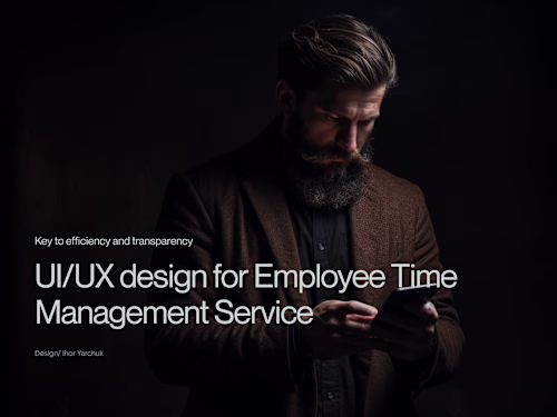 Time Management Dashboard UI/UX Design