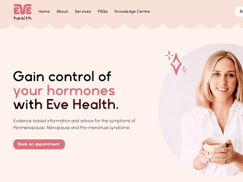 Eve Health Website and Brand Design
