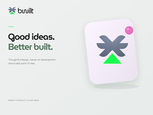 Bwilt | Studio website refresh
