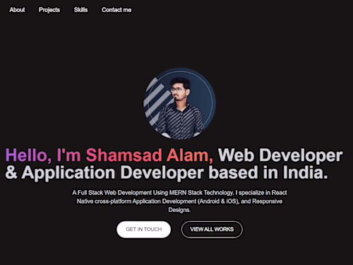 Personal Portfolio Website