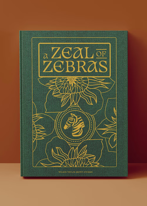 A Zeal of Zebras - Custom Travelogue Book Design