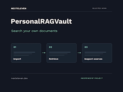 PersonalRAGVault — search your own