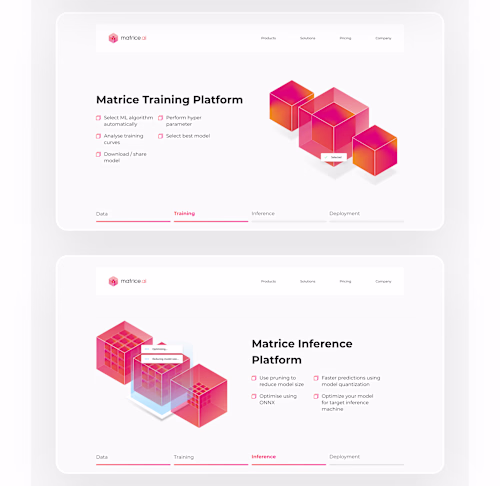 Matrice - Branding and Landing Page Design :: Behance