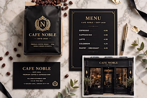 Luxury Brand Identity for CAFE