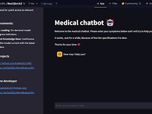 🤖 MediBot AI – AI-Powered Medical Chatbot