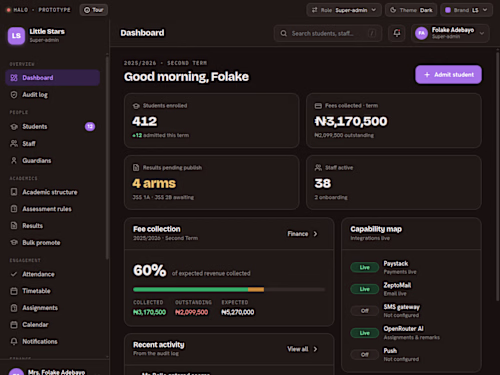 Halo SMS — School Management System