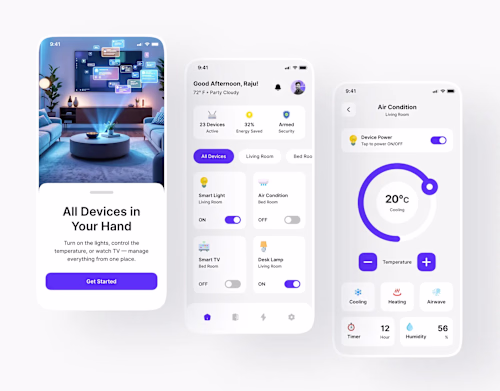 Smart Home App UI Design