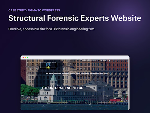Structural Forensic Experts – Corporate Website