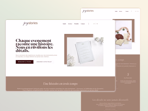Website Redesign for Joy Stories Studio
