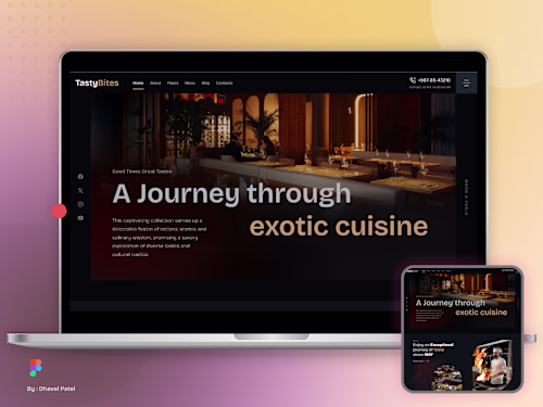 TastyBites — Restaurant Website Design