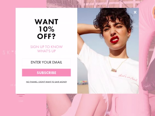 EMAIL MARKETING / POP UP