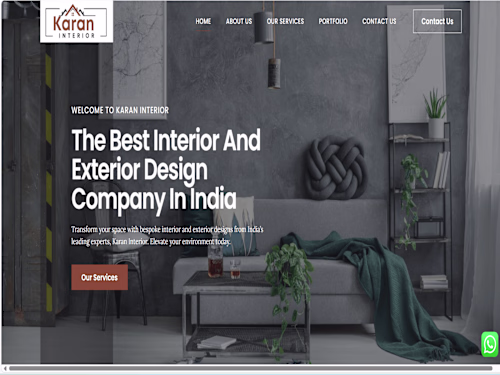Karan Interior Website Design