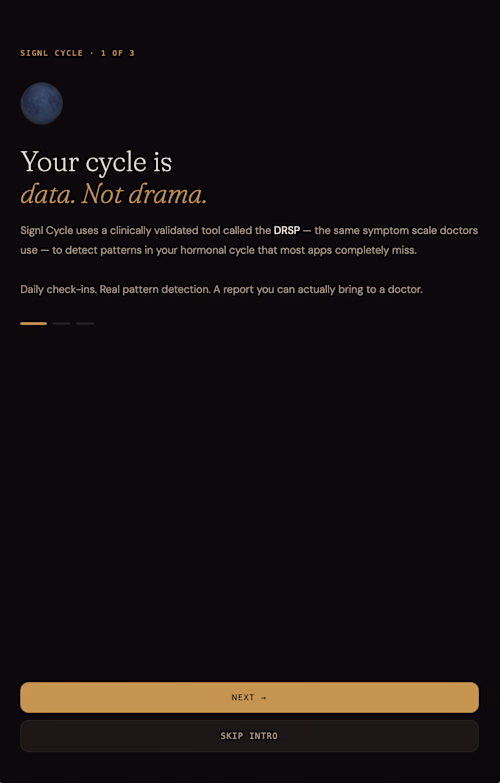Signl Cycle-full stack web app